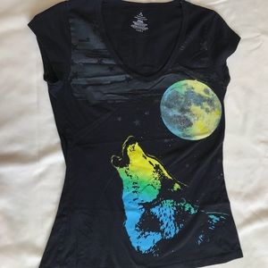 Black Wolf Graphic Tee